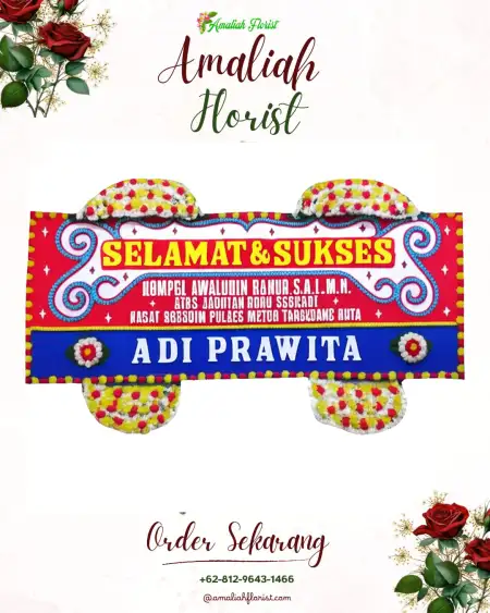 Papan Bunga Ucapan Selamat Pasar Induk Kramat Jati