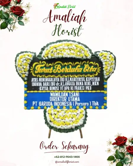 Papan Bunga Duka Pasar Induk Kramat Jati